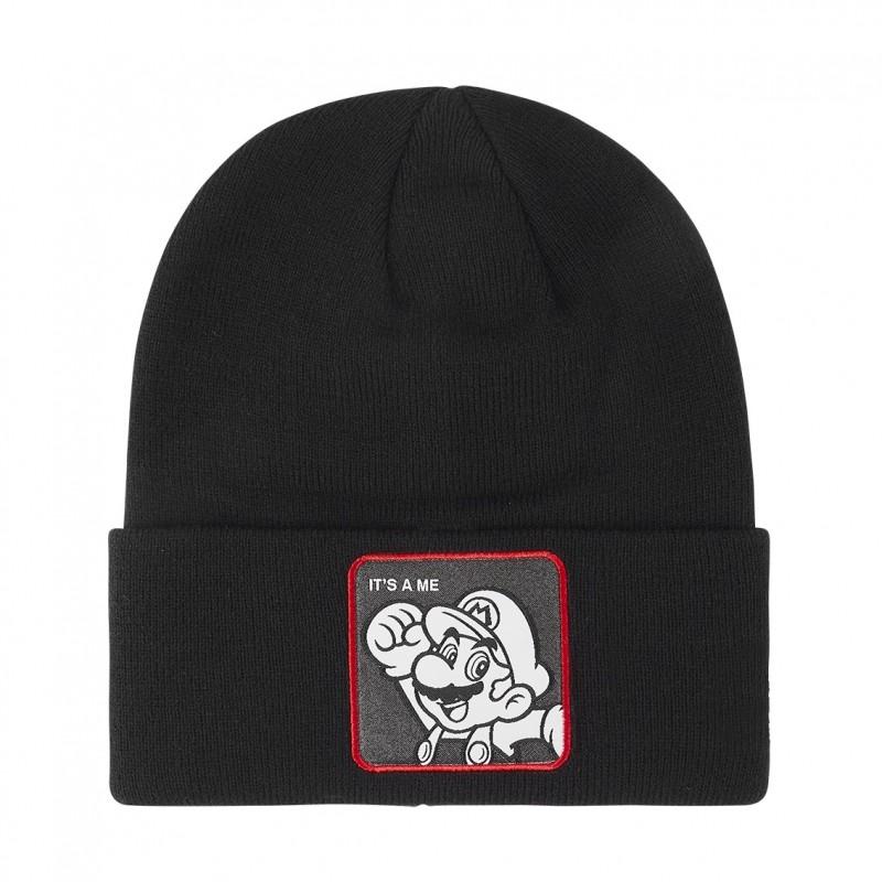 capslab Bonnet SUPER MARIO Noir - Mario