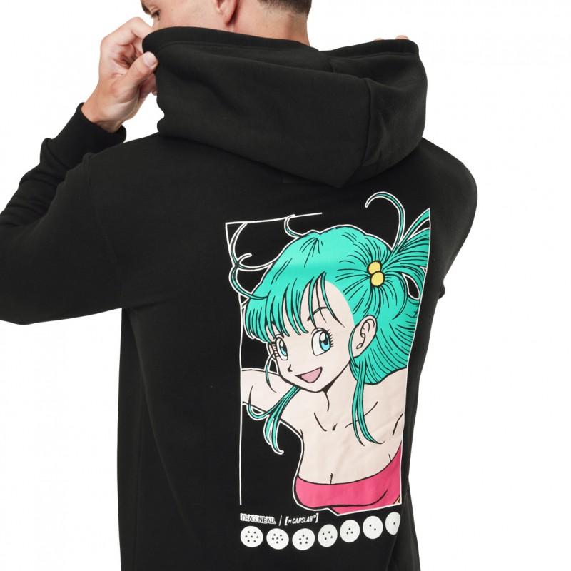 capslab Sweat DRAGON BALL Noir - Bulma