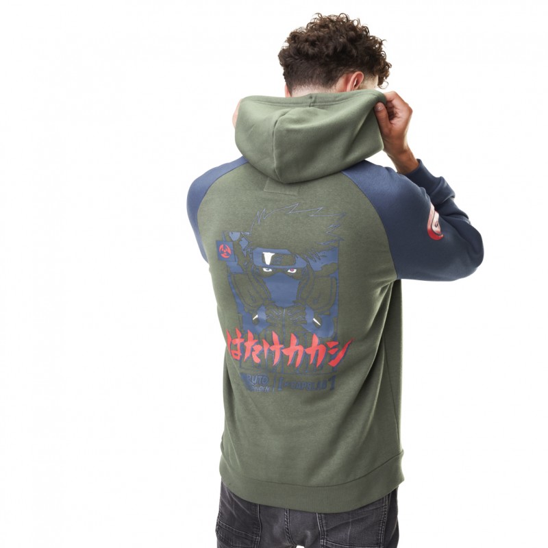 Capslab Sweat NARUTO SHIPPUDEN Vert - Kakashi