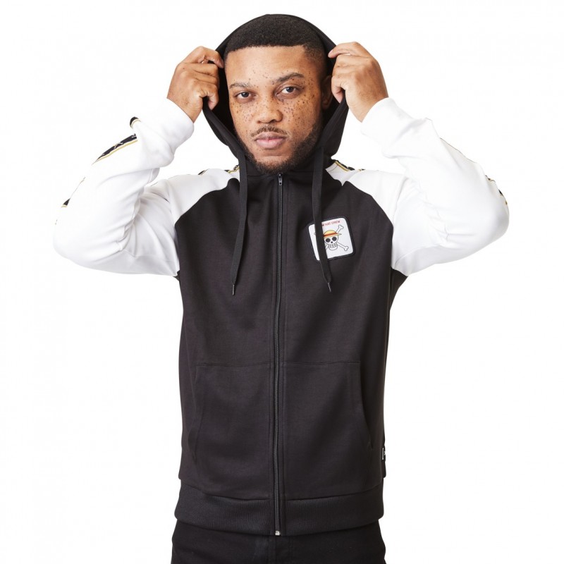Capslab Sweat One Piece Luffy Homme Gris Capslab