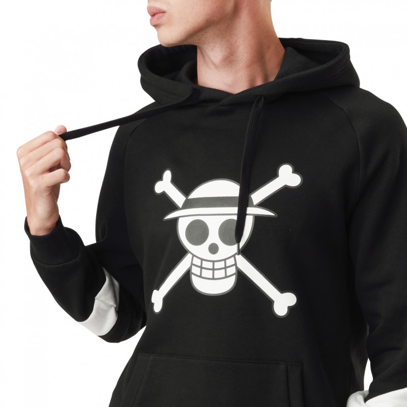 capslab Sweat ONE PIECE Noir - Jolly Roger