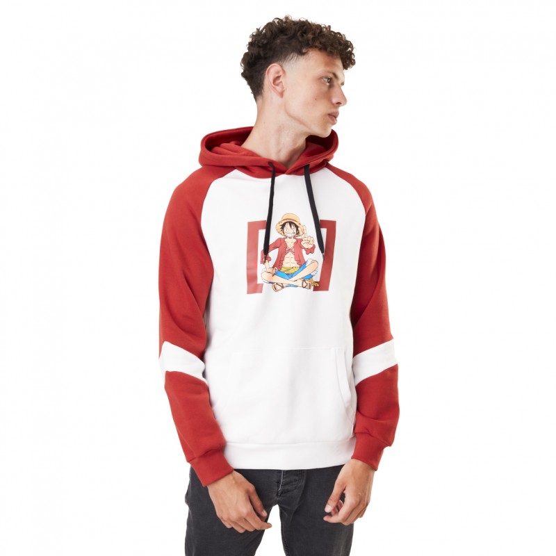 Capslab Sweat ONE PIECE Rouge - Luffy