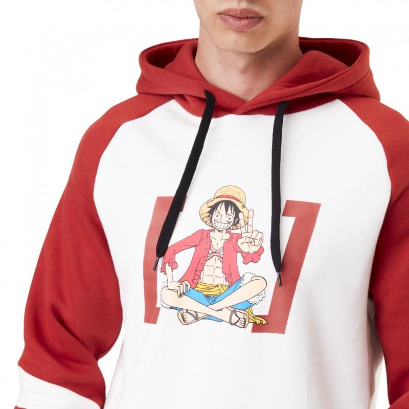 capslab Sweat ONE PIECE Rouge - Luffy