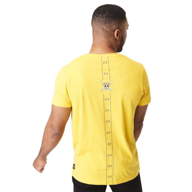 Capslab T-shirt One Piece Homme Jaune Capslab