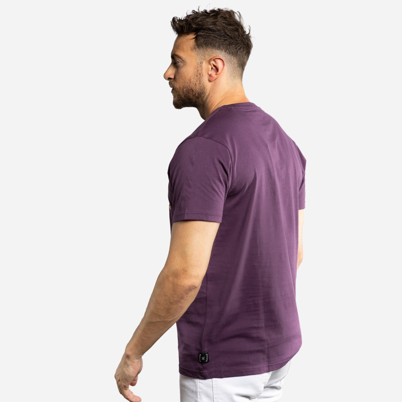 Capslab T-shirt ONE PIECE Violet Manches Courtes