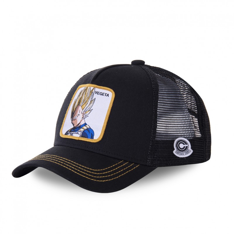 capslab Casquette Capslab Dragon Ball Z Vegeta Super Saiyen Noir