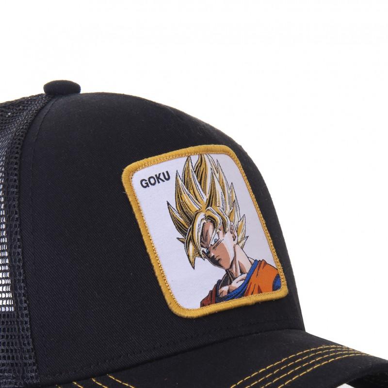 Capslab Casquette Filet Capslab Dragon Ball Z Goku Saiyan Noir