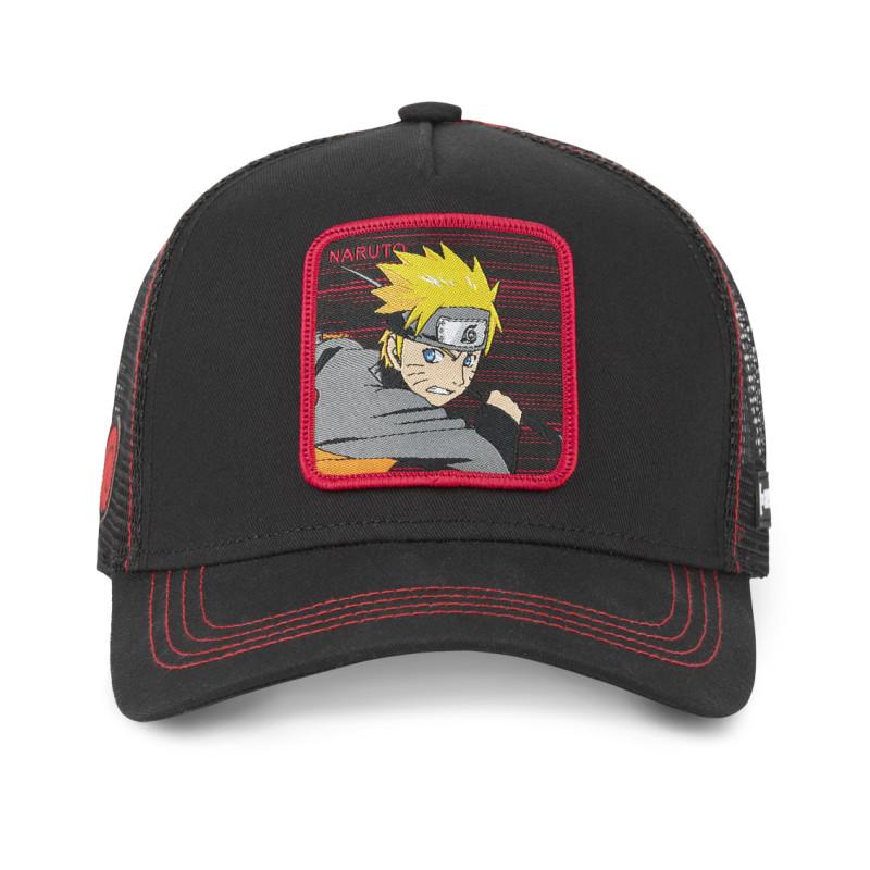 Capslab Casquette Trucker Junior Naruto Shippuden Snapback Noire - Capslab