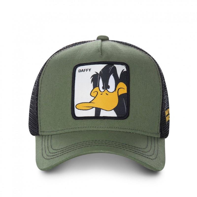 Capslab Casquette Trucker Looney Tunes Daffy Duck Snapback Vert Capslab