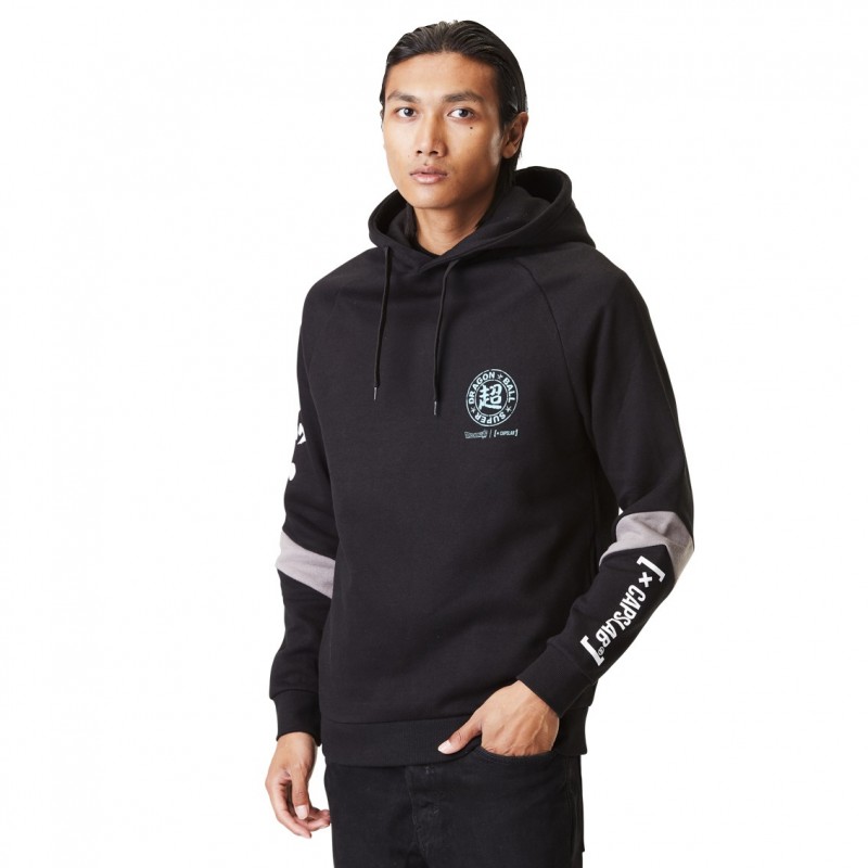 capslab Sweat Dragon Ball Super Vegetto Homme Noir Capslab