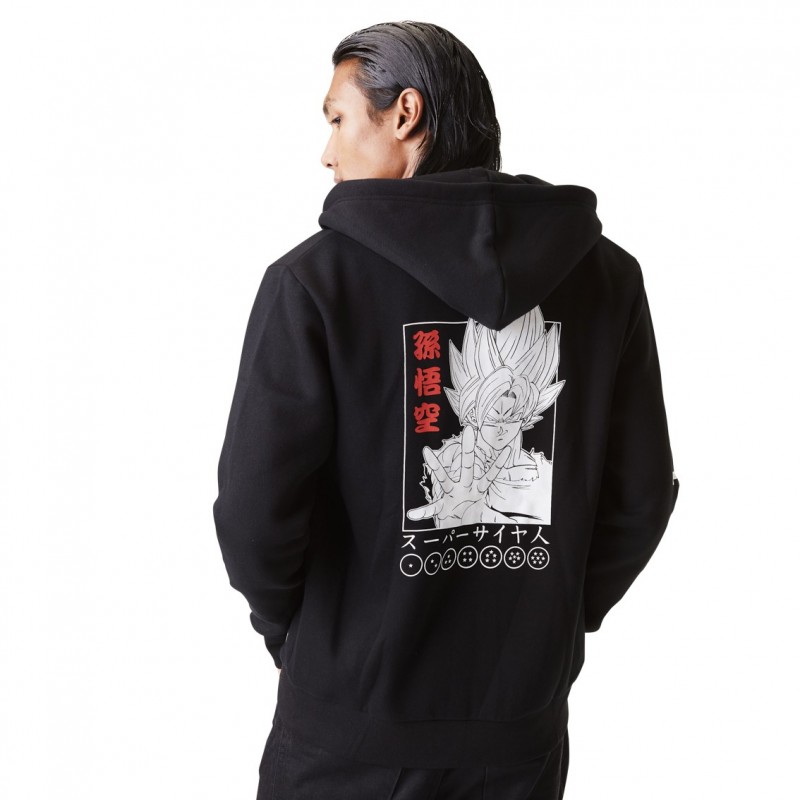 Capslab Sweat Dragon Ball Z Goku Homme Noir Capslab