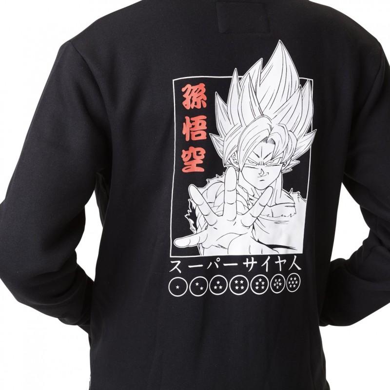 Capslab Sweat Dragon Ball Z Goku Homme Noir Capslab
