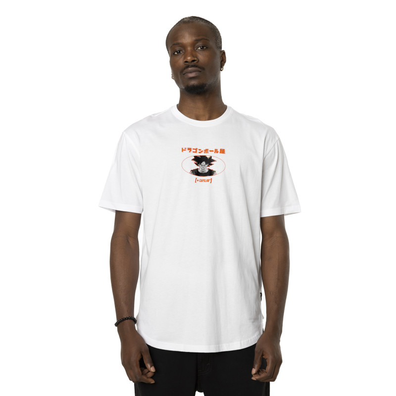capslab T-shirt DRAGON BALL SUPER Blanc Manches courtes - Goku capslab T-shirt DRAGON BALL SUPER Blanc Manches courtes - Goku