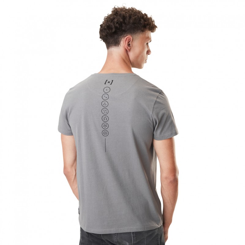 Capslab T-shirt DRAGON BALL SUPER Gris Manches Courtes - Vegetto