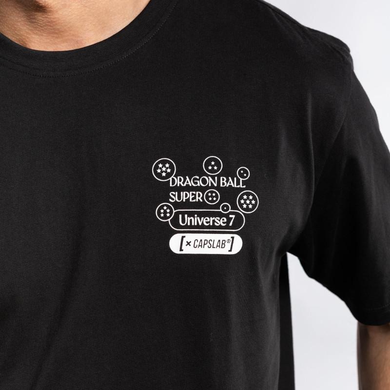 Capslab T-shirt DRAGON BALL SUPER Noir Manches Courtes - Beerus