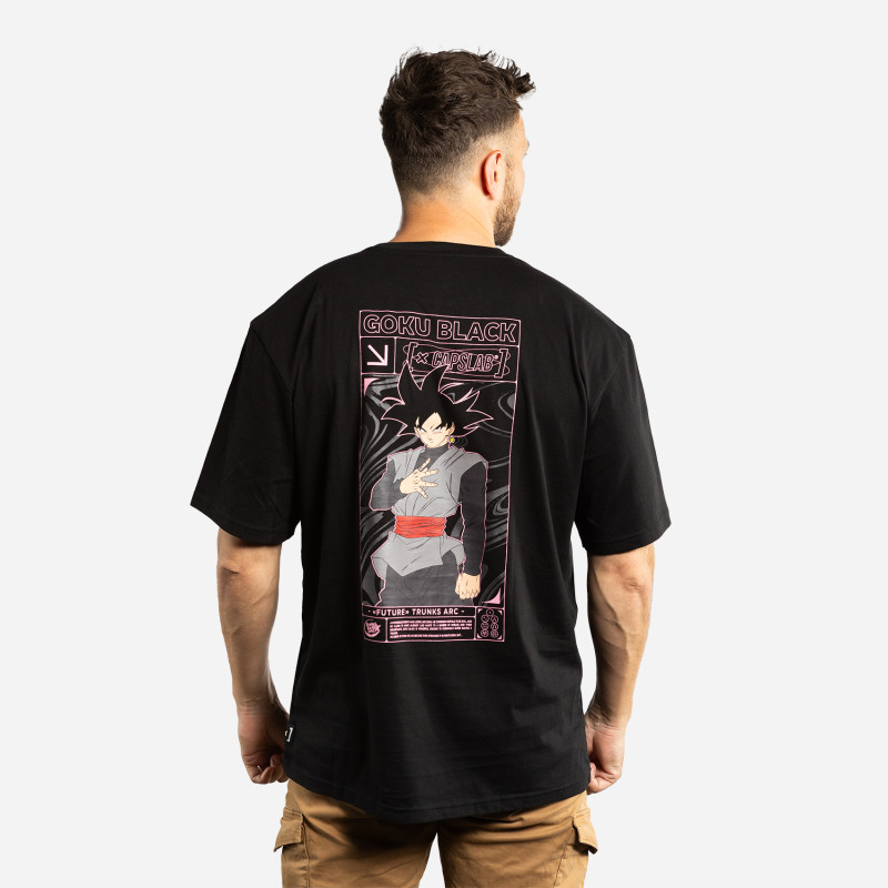 Capslab T-shirt DRAGON BALL SUPER Noir Manches Courtes - Black Goku