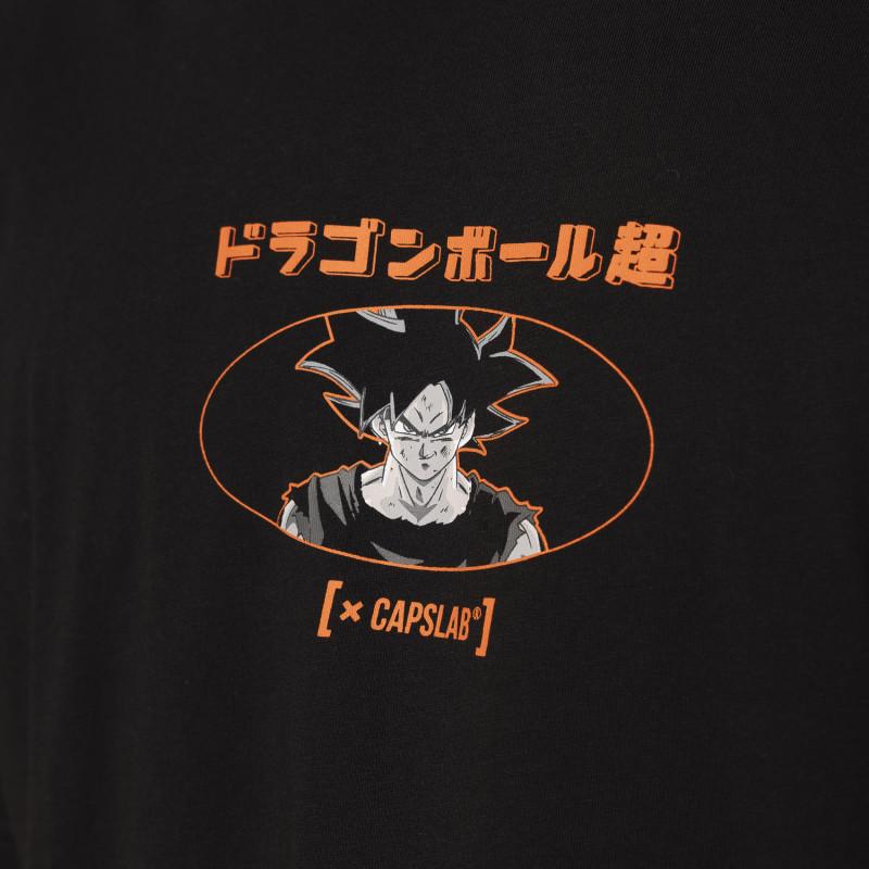 Capslab T-shirt DRAGON BALL SUPER Noir Manches Courtes - Goku