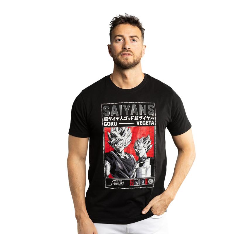 capslab T-shirt DRAGON BALL SUPER Noir Manches courtes - Goku capslab T-shirt DRAGON BALL SUPER Noir Manches courtes - Goku