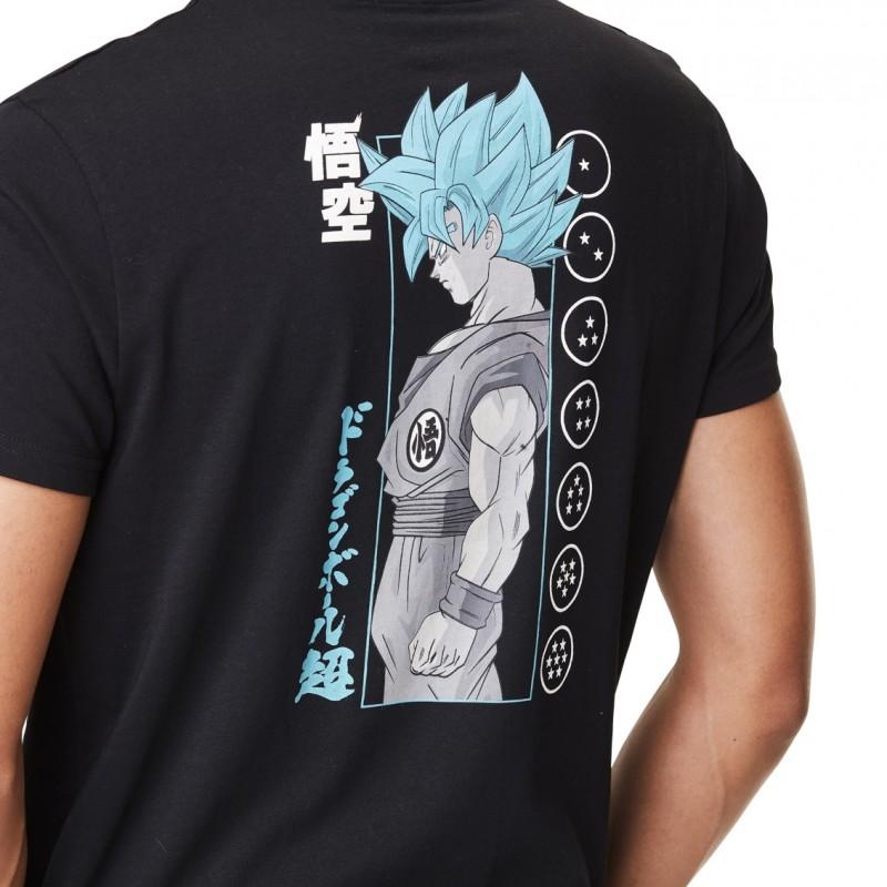 Capslab T-shirt DRAGON BALL SUPER Noir Manches Courtes - Goku