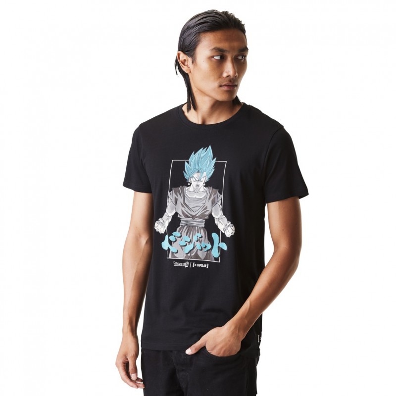 capslab T-shirt Dragon Ball Super Vegetto Homme Noir Capslab