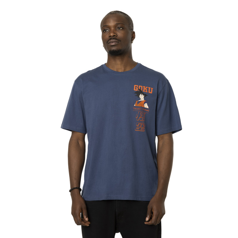 capslab T-shirt DRAGON BALL Z Bleu Manches courtes - Goku