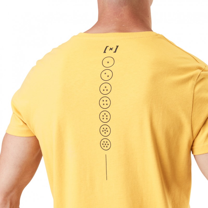 Capslab T-shirt DRAGON BALL Z Jaune Manches Courtes - Goku