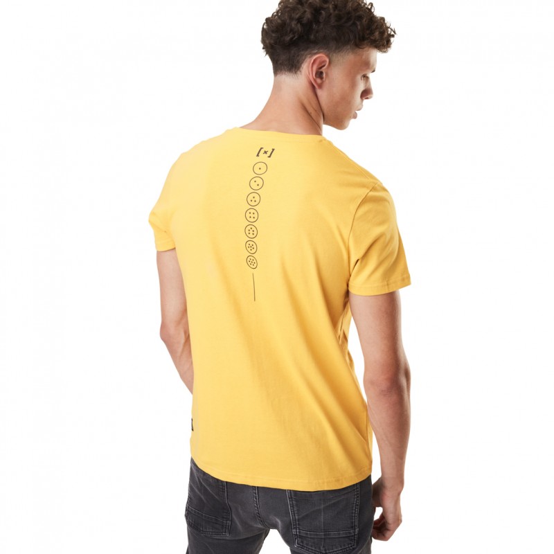 Capslab T-shirt DRAGON BALL Z Jaune Manches Courtes - Goku