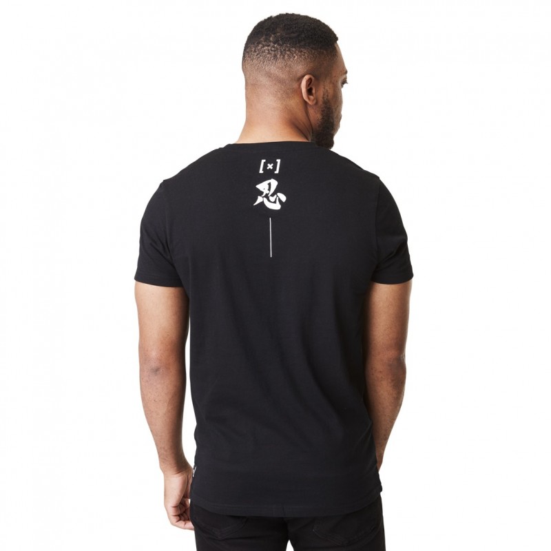 Capslab T-shirt Naruto Shippuden Homme Noir Capslab