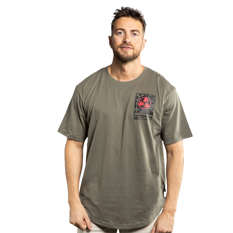 capslab T-shirt NARUTO SHIPPUDEN Vert Manches courtes - Kakashi