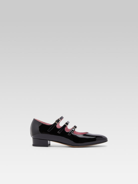 carel Ariana - Ballerines babies cuir verni noir