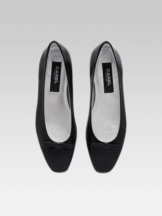 Carel Bella - Ballerines Cuir Noir