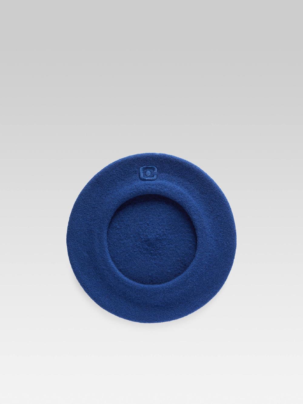 Carel Béret Laine Bleu France Logo C