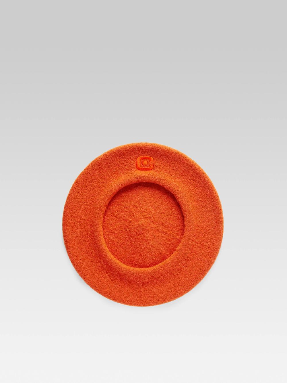 Carel Béret Laine Citrouille Logo C