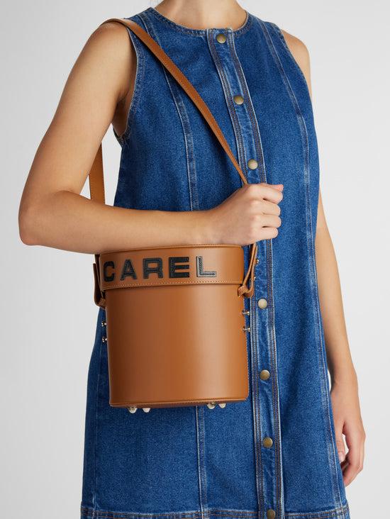 Carel Bibi - Sac Seau Cuir Marron