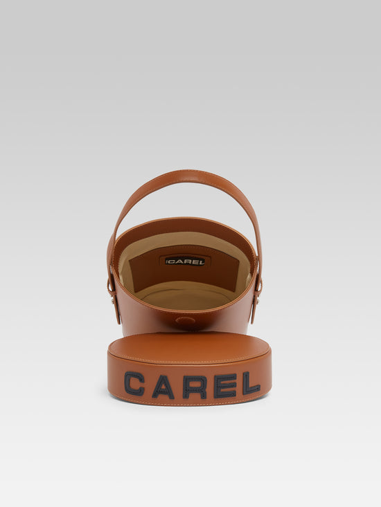 Carel Bibi - Sac Seau Cuir Marron