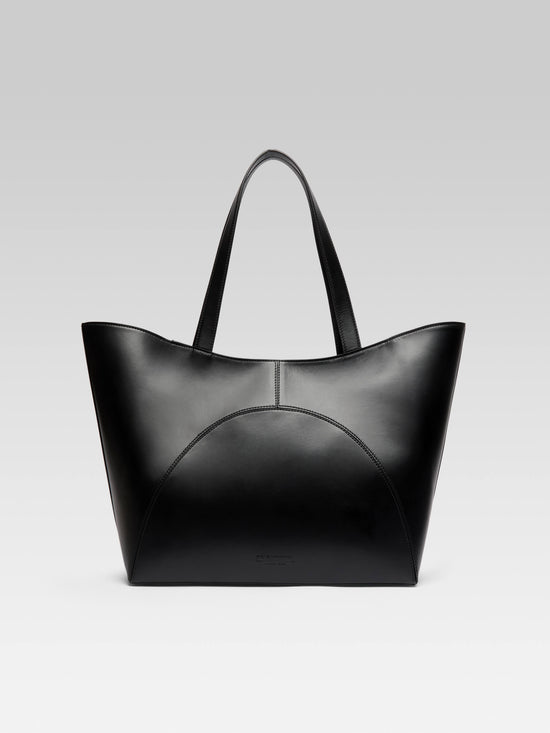 Carel Clemenceau - Sac Cabas Cuir Noir
