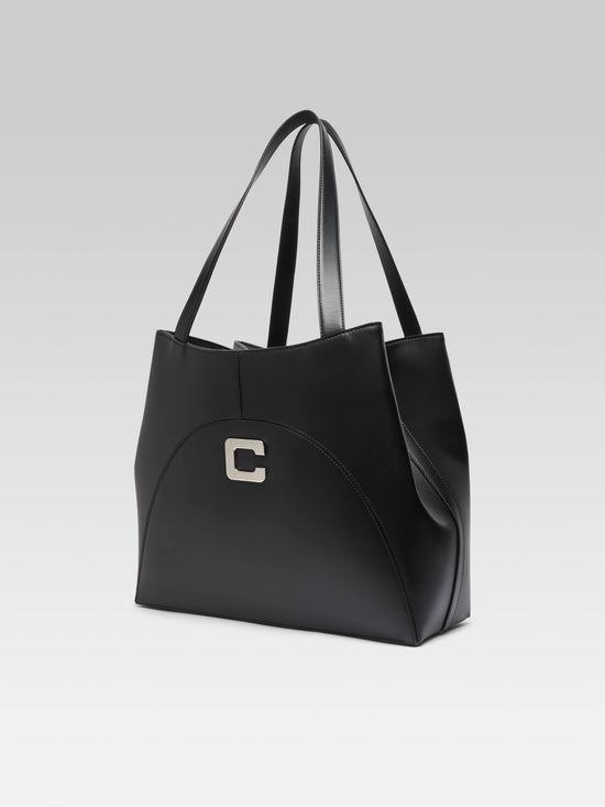 Carel Clemenceau - Sac Cabas Cuir Noir