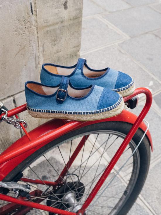 Carel Colza - Espadrilles Babies Toile Bi-jean