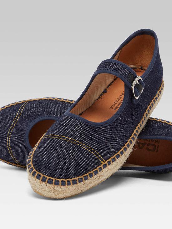 Carel Colza - Espadrilles Babies Toile Jean Brut
