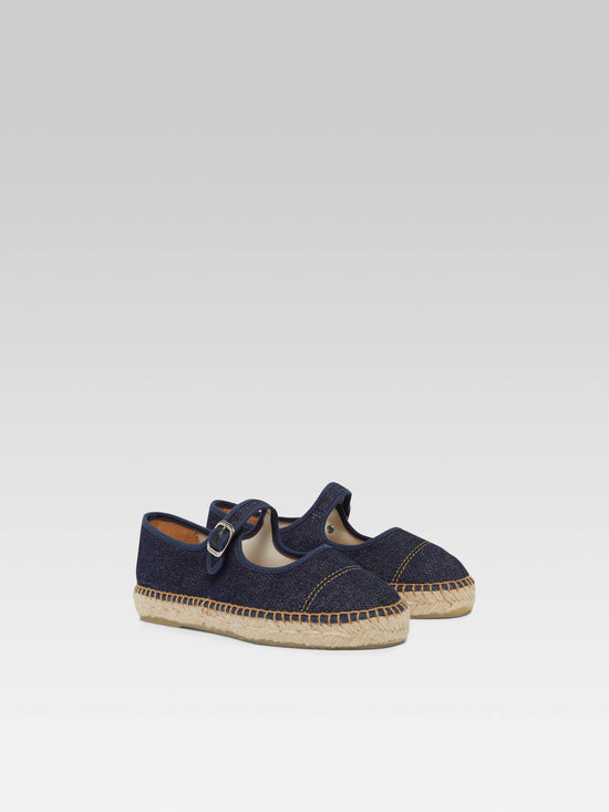 Carel Colza - Espadrilles Babies Toile Jean Brut