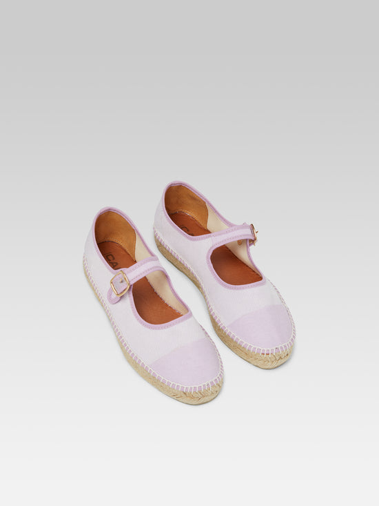 Carel Colza - Espadrilles Babies Toile Lilas