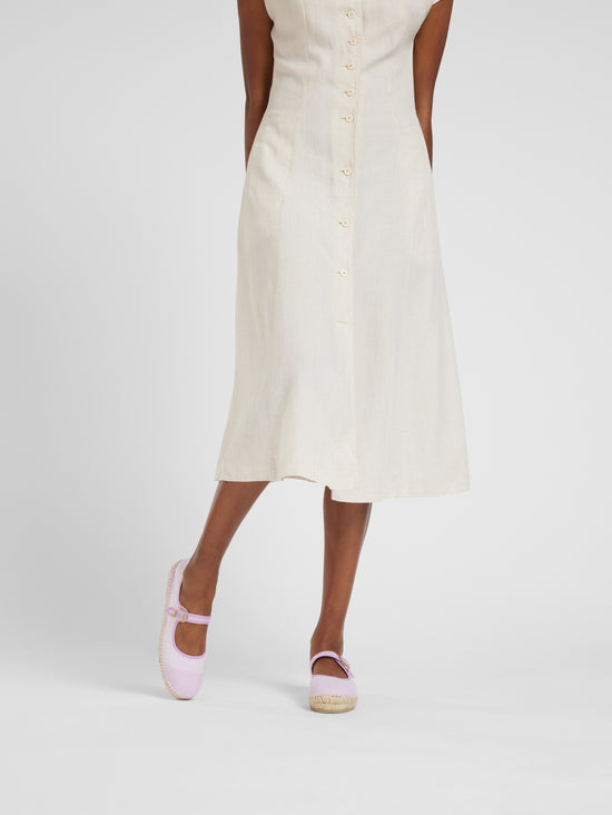 Carel Colza - Espadrilles Babies Toile Lilas