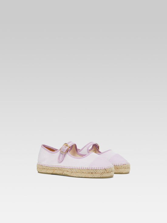 Carel Colza - Espadrilles Babies Toile Lilas