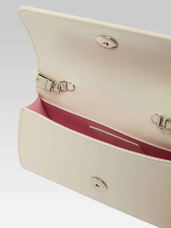 Carel Elysee - Sac épaule Cuir Ivoire