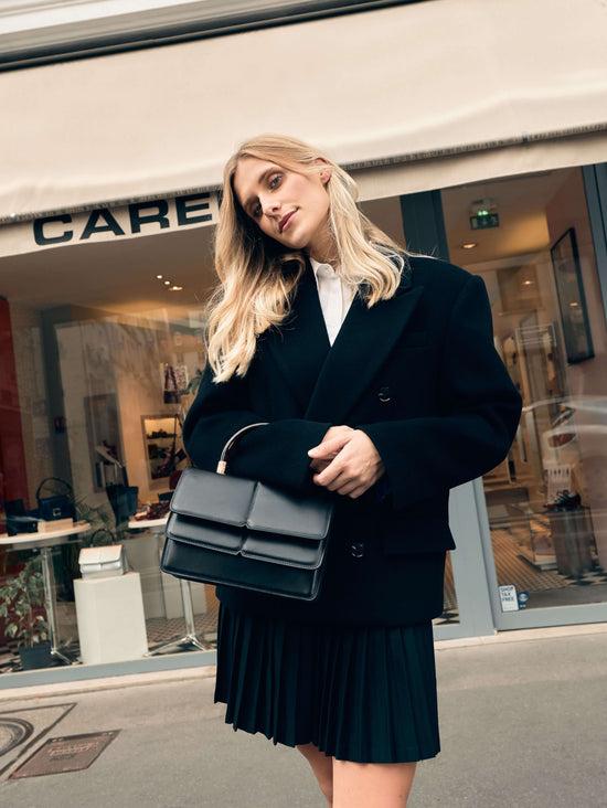 Carel Georges - Sac à Main Cuir Noir