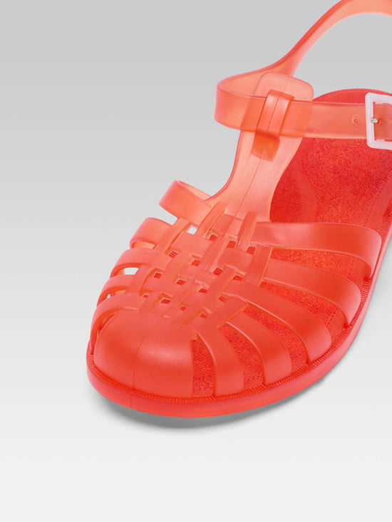 Carel Grande Meduse - Sandales Plastique Mandarine