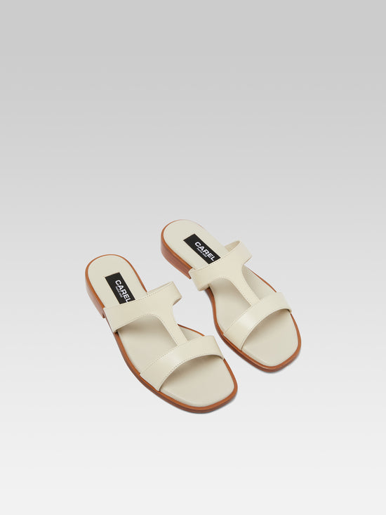 Carel Ilienne - Mules Cuir Beige