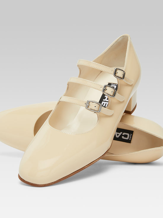 Carel Kina - Babies Cuir Verni Beige