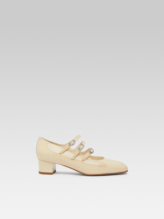 carel Kina - Babies cuir verni beige