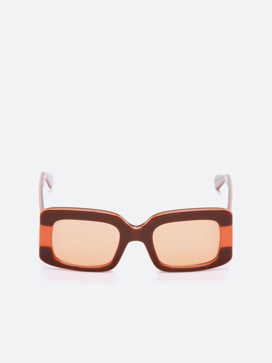 Carel LA CAREL Lunettes De Soleil Acétate Bordeaux